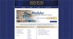 Desktop Screenshot of hinton-instruments.co.uk